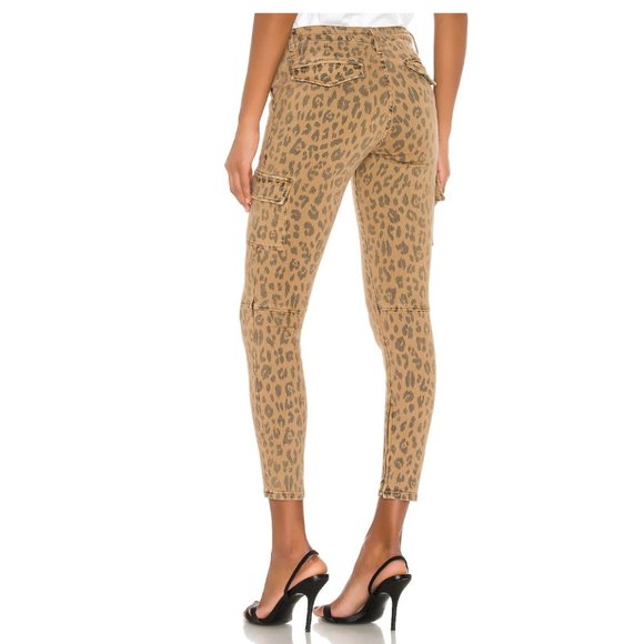 FRAME Cheetah Cargo Skinny Jean, 24 NWT - Picture 4 of 9
